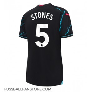 Manchester City John Stones #5 Replik 3rd trikot Damen 2023-24 Kurzarm